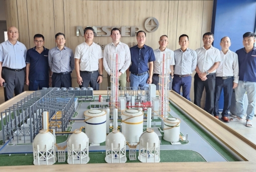 Lãnh đạo PVChem làm việc với Messer và khảo sát hoạt động Nhà máy Ethanol Dung Quất